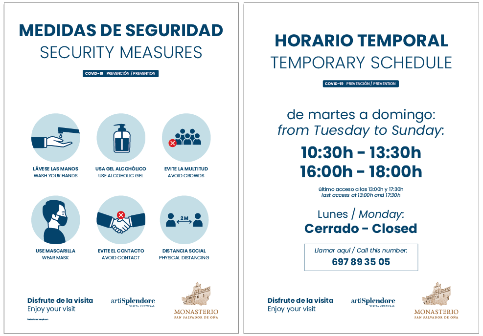 horarios covid Oña